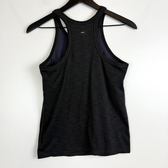 Prana Becksa Ribbed High Neck Tank Top Gray - S - Picture 6 of 9